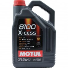 Motul 8100 Xcess 5W-40 Synthetic Car Engine Oil (5 litres 4+1)