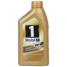 Mobil1 0w40 fully synthetic engine oil for cars - 1 Litre