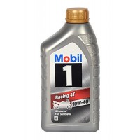 Mobil1 Racing 4T 10w-40 fully synthetic engine oil for motorcycles and scooters